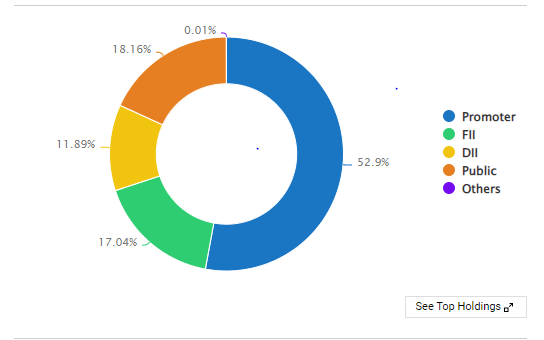titan shareholding