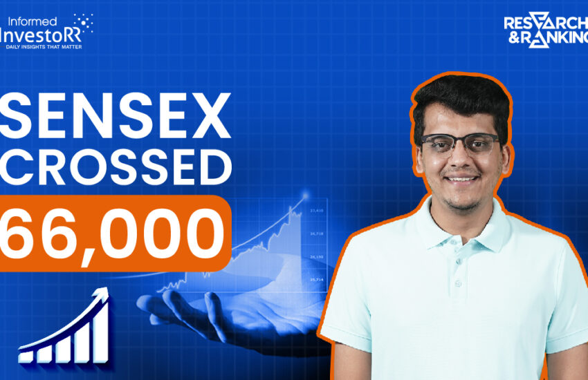 Sensex Reaches Lifetime High of 66000