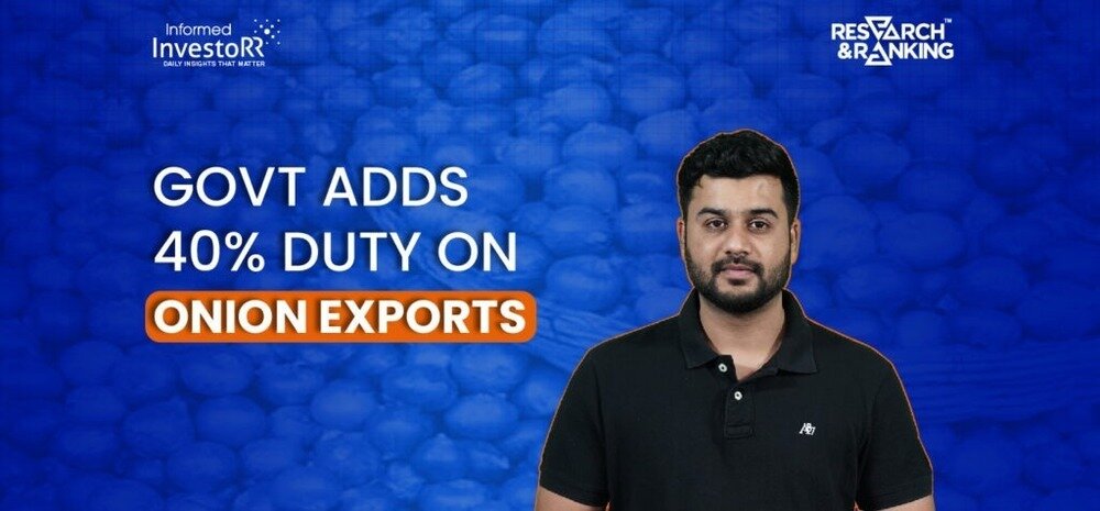 Why Did India Introduce 40% Export Duty on Onions?