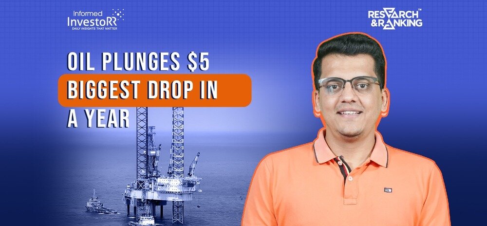 Crude Oil Plunges $5 in Biggest One-Day Drop in More Than a Year