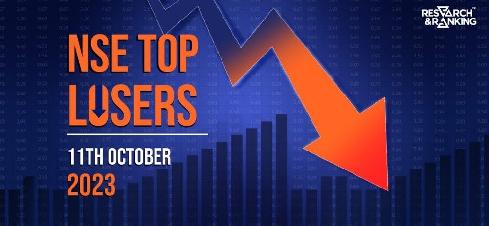 Nifty Closing: NSE Top Losers Today - 11th Oct, 2023 8 Top Losers Today - 11th Oct