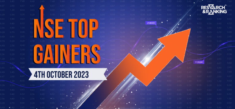 Nifty Closing: Top Gainer Stocks 4th October ’23