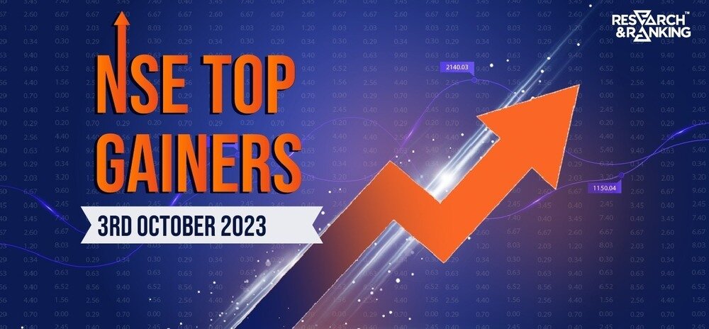 Top Gainers Today 3rd October 2023 Nifty Closing Summary