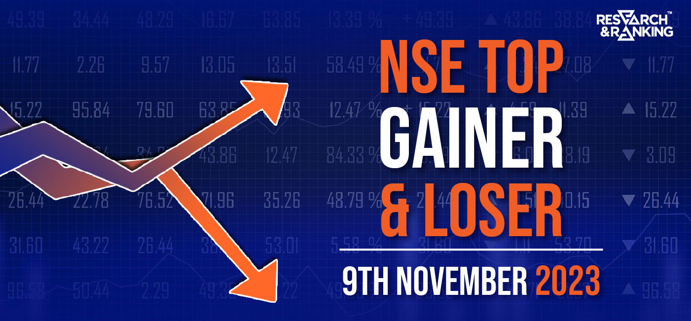 Todays gainers and losers - 9th Nov 2023