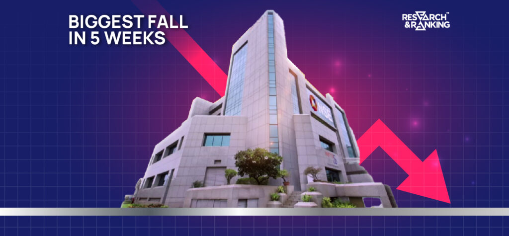 biggest fall in 5 weeks