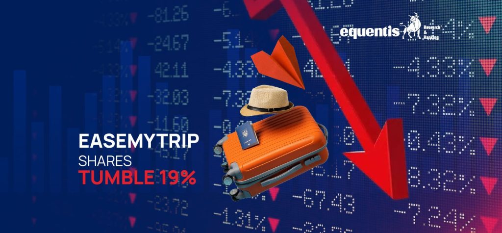 EaseMyTrip Shares Tumble 19% as Promoters Offload 3% Stake, Hits 52-Week Low