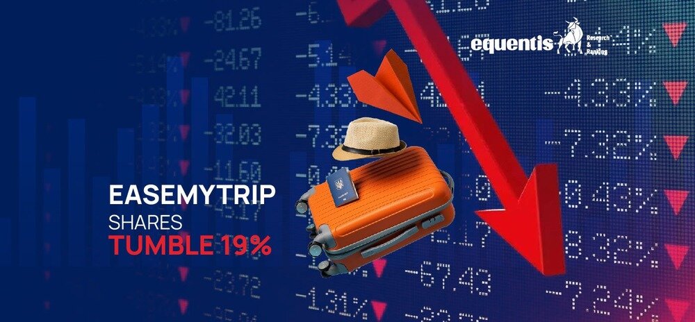 EaseMyTrip Shares Tumble 19% as Promoters Offload 3% Stake, Hits 52-Week Low
