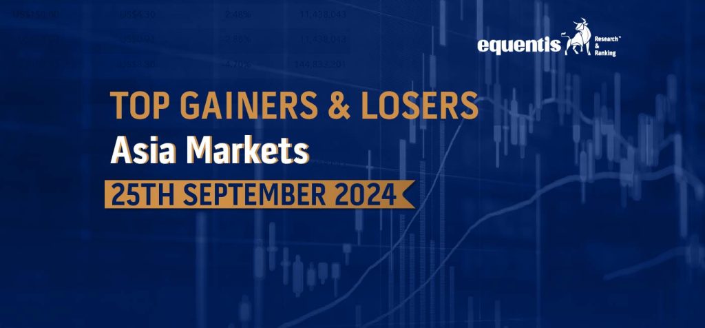 Asia Stock Market Weekly Gainers & Losers – 25th September 2024