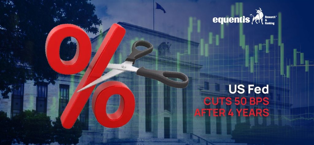 US Fed Cuts 50 bps After 4 years: Market Impact & What It Means for India