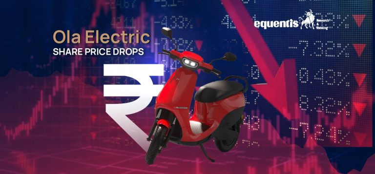 Ola electric share price drops