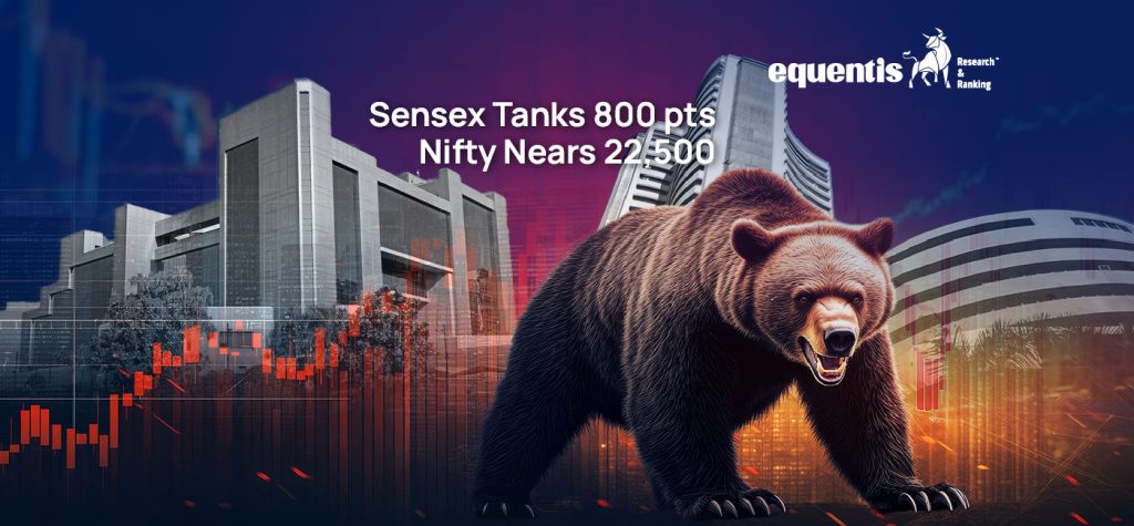 Sensex Tanks 800 Points, Nifty Nears 22,500! 5 Reasons Behind the Crash