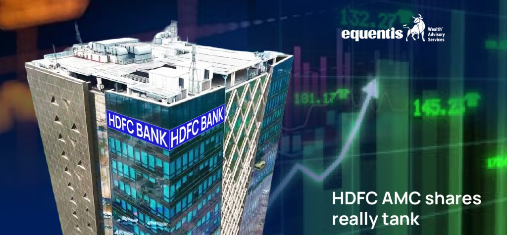 HDFC AMC shares really tank 50