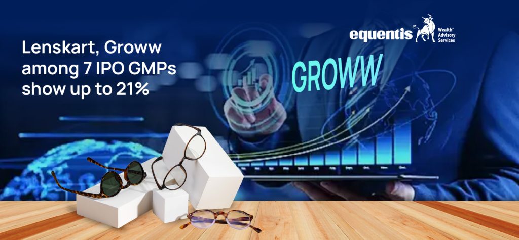 Lenskart Groww among 7 IPO GMPs show up to 21 likely gains to investors