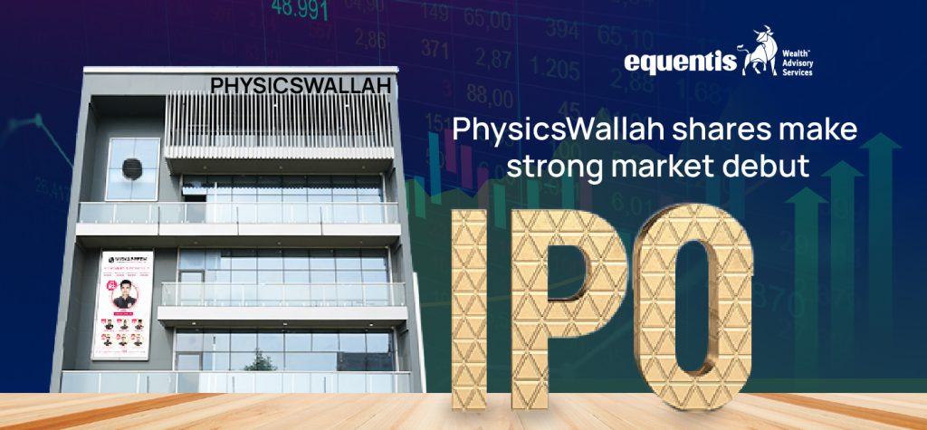 PhysicsWallah shares make strong market debut list at 33 premium over IPO price