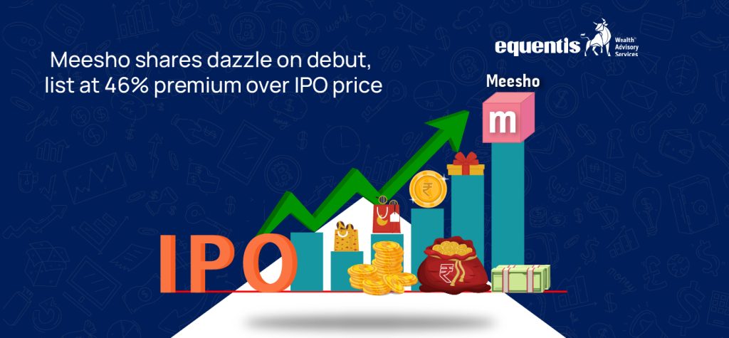 Meesho shares dazzle on debut