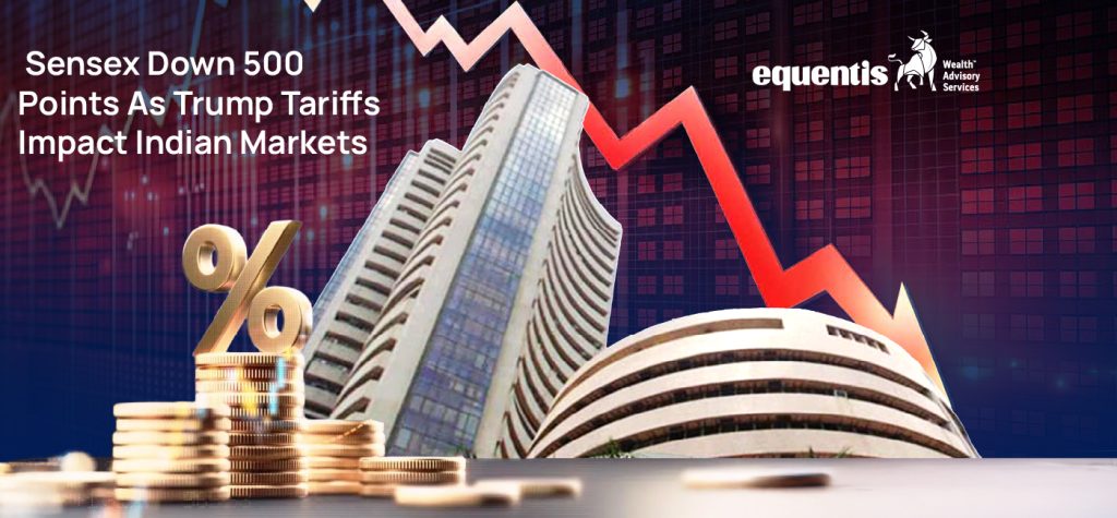 Sensex drops 500 pts Nifty slips below 25800