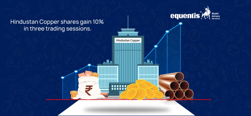 Hindustan Copper shares gain 10 in three trading sessions