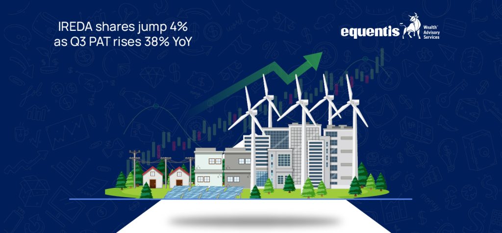 IREDA shares jump 4 as Q3 PAT rises 38 YoY
