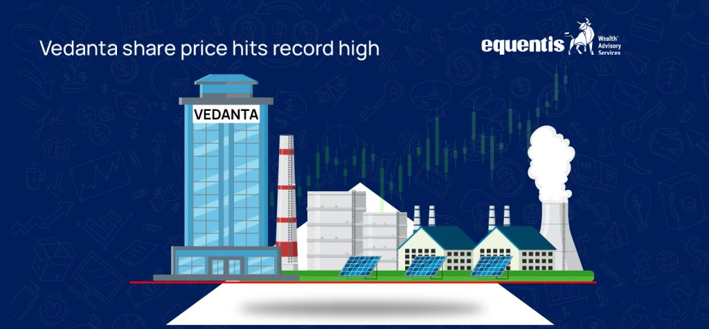 Vedanta share price hits record high