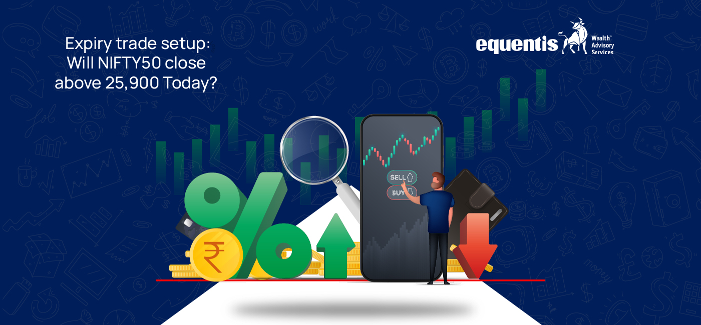 Expiry Trade Setup: Will NIFTY50 Close Above 25,900 Today?