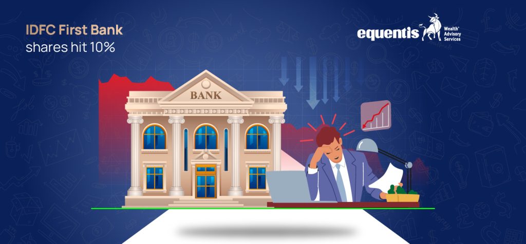 IDFC First Bank shares hit 10 lower circuit amid ₹590 crore fraud allegations