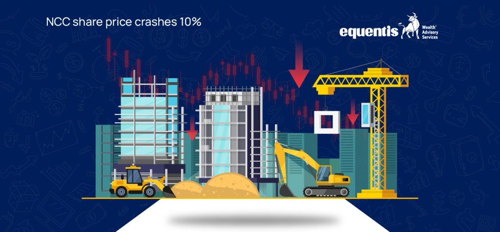 NCC share price crashes 10