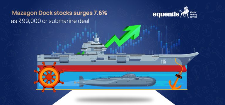 Mazagon Dock Shares Surge 7.6% After ₹99,000 Crore Submarine Deal Boosts Defence Stocks