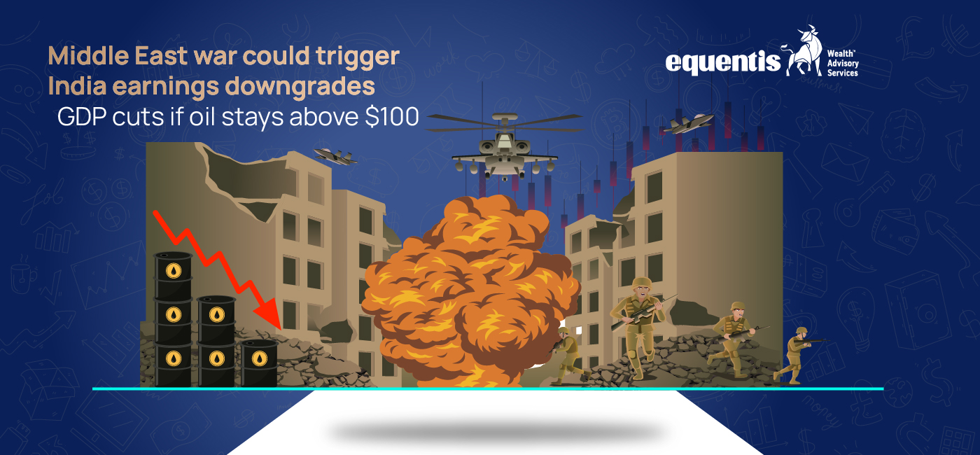 Middle East War Could Trigger India Earnings Downgrades, GDP Cuts if Oil Stays Above $100