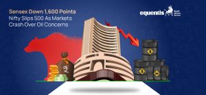 Sensex Down 1,600 Points, Nifty Slips 500 as Markets Crash Over Oil Concerns