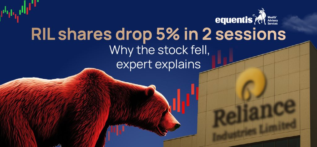 RIL shares drop 5 in 2 sessions Why the stock fell expert explains