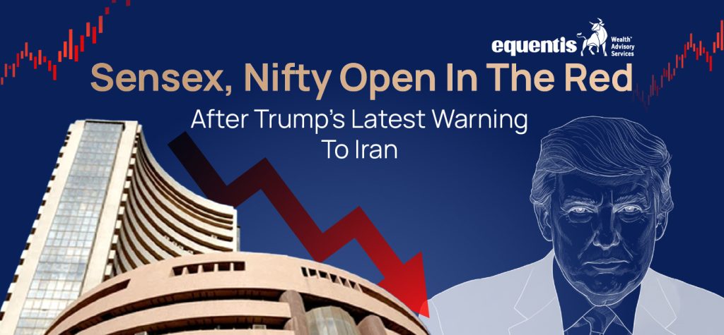 Sensex, Nifty Open In The Red After Trump’s Latest Warning To Iran