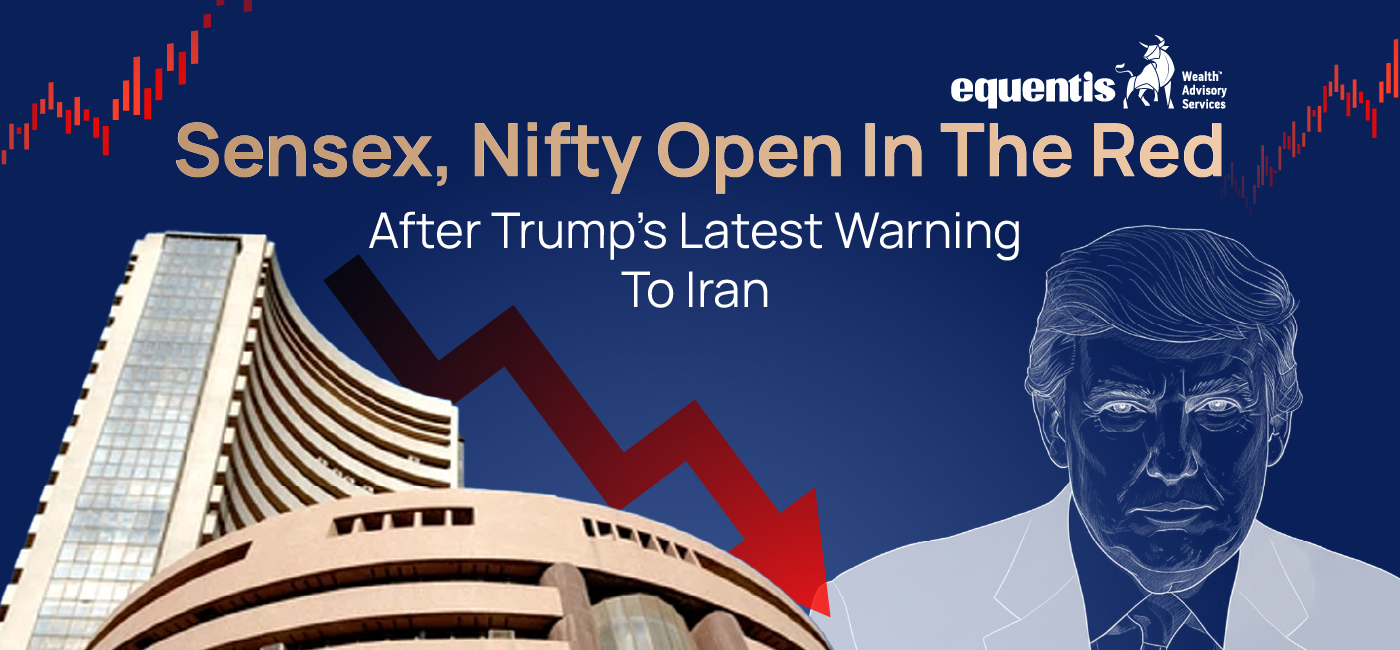 Sensex, Nifty Open In The Red After Trump’s Latest Warning To Iran