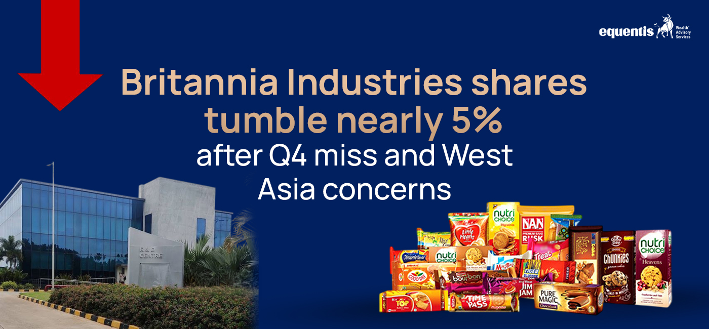 Britannia Industries Shares Tumble Nearly 5% After Q4 Miss and West Asia Concerns