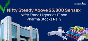 Nifty Steady Above 23,800: Sensex, Nifty Trade Higher as IT and Pharma Stocks Rally