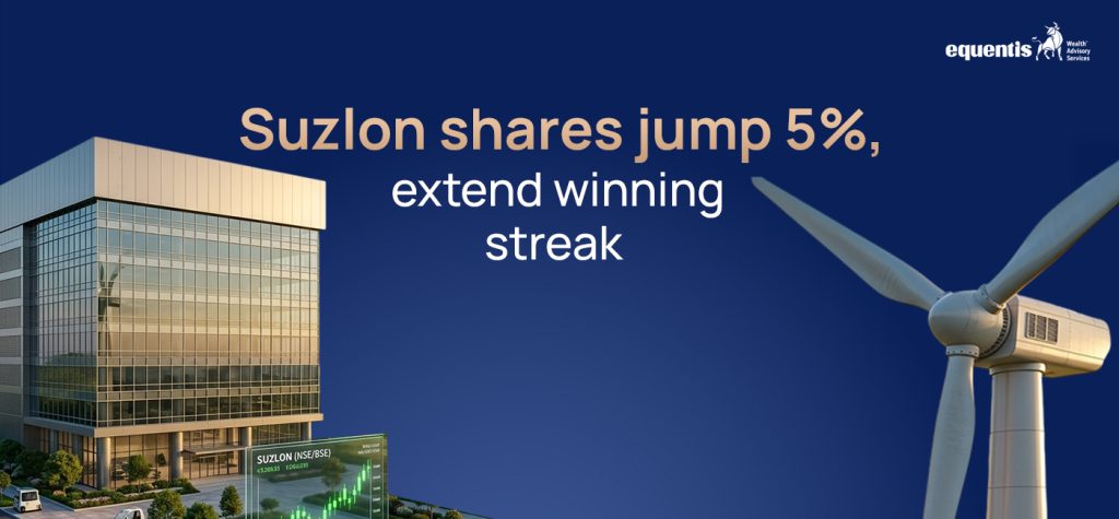 Suzlon Shares Jump 5%, Extend Winning Streak to Third Consecutive Session