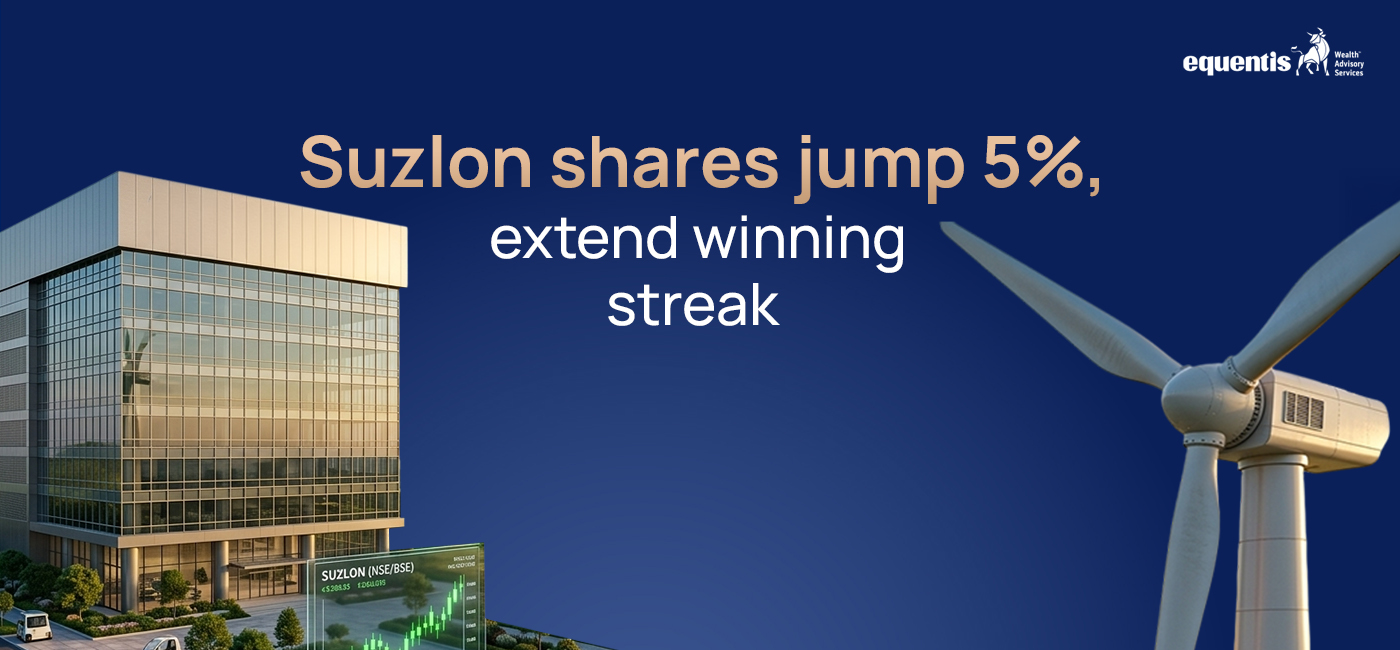 Suzlon Shares Jump 5%, Extend Winning Streak to Third Consecutive Session