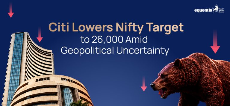 Citi Lowers Nifty Target to 26,000 Amid Geopolitical Uncertainty, Still Sees 12% Upside