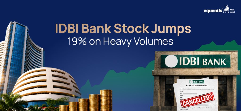 IDBI Bank Stock Jumps 19 on Heavy Volumes