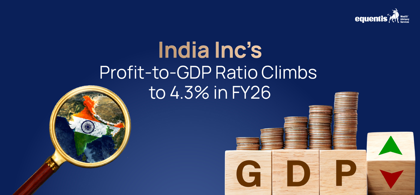 India Inc’s Profit-to-GDP Ratio Climbs to 4.3% in FY26: What It Signals for the Economy and Markets