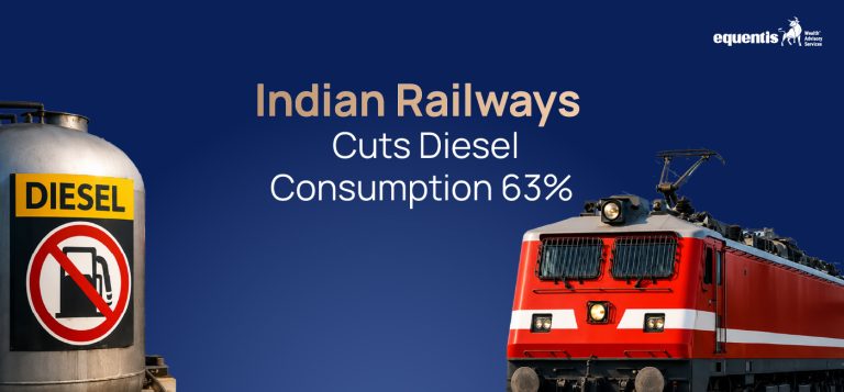 Indian Railways Cuts Diesel Consumption 63%: How Electrification Is Transforming India's Rail Network