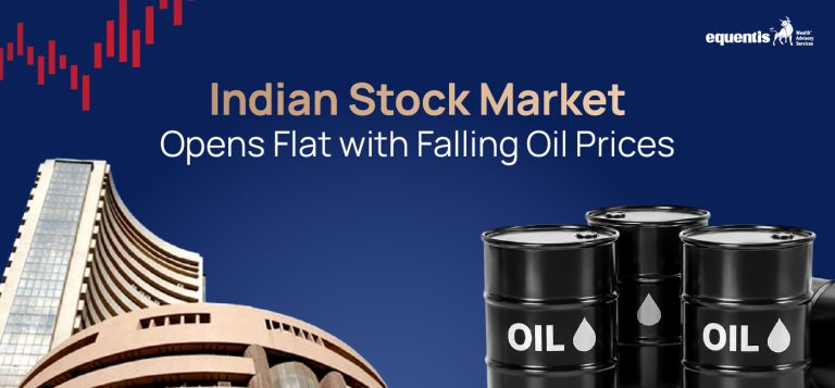 Indian Stock Market Opens Flat with Falling Oil Prices
