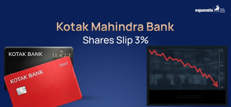 Kotak Mahindra Bank Shares Slip 3%: Why the Stock Fell and What Investors Should Know