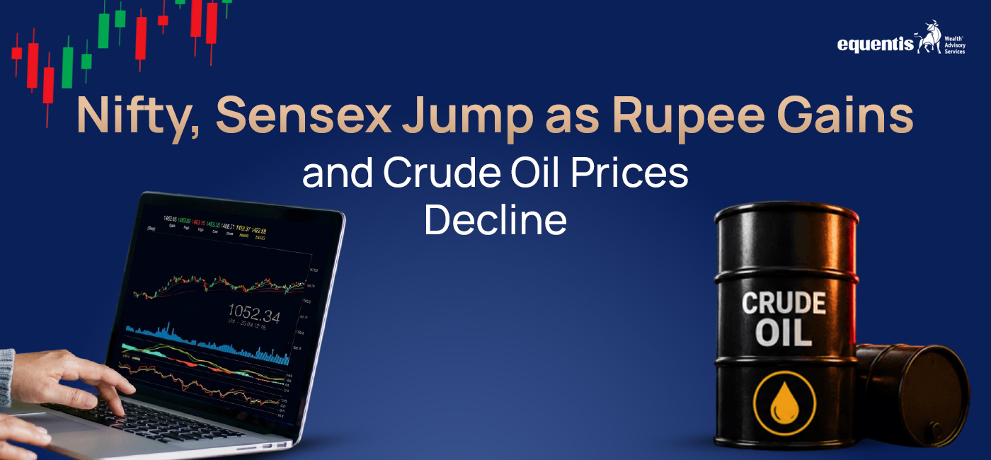 Stock Market Rally: Nifty, Sensex Jump as Rupee Gains and Crude Oil Prices Decline
