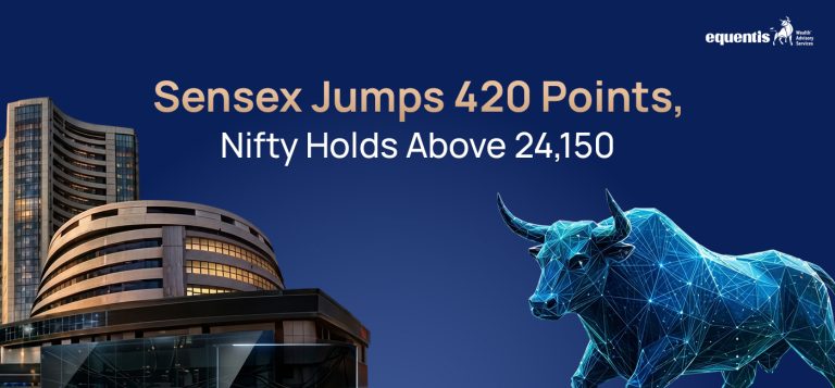 Sensex Jumps 420 Points, Nifty Holds Above 24,150: What Drove the Market Rally?