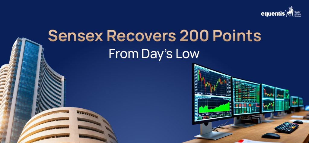 Sensex Recovers 200 Points From Day’s Low, Nifty Crosses 24,100 as Crude Oil Prices Ease