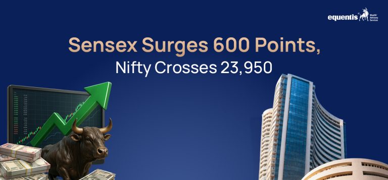 Sensex Surges 600 Points, Nifty Crosses 23,950: What’s Driving the Market Rally?