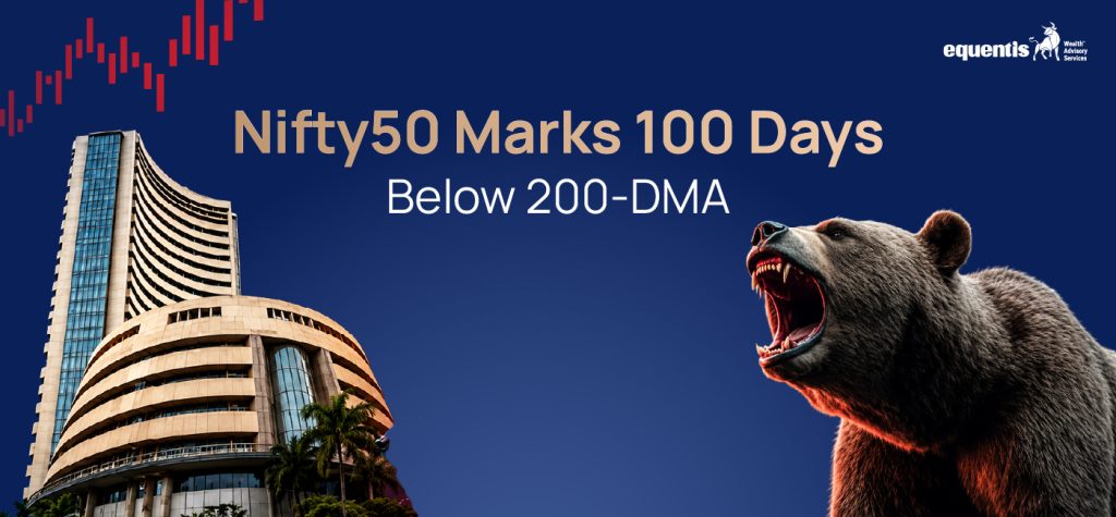 Nifty50 Marks 100 Days Below 200-DMA: What Does It Mean for Investors?