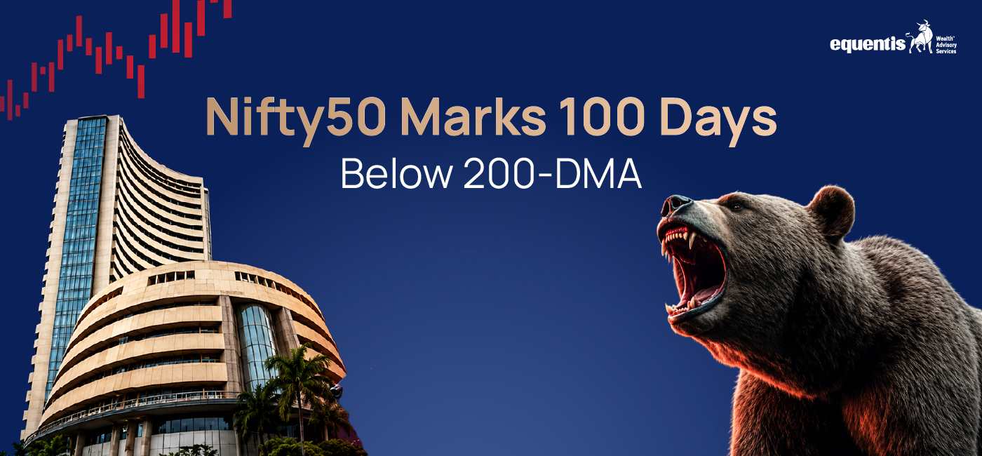 Nifty50 Marks 100 Days Below 200-DMA: What Does It Mean for Investors?