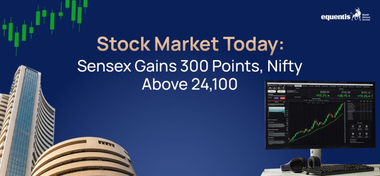 Stock Market Today: Sensex Gains 300 Points, Nifty Above 24,100 Amid IT-Led Rally