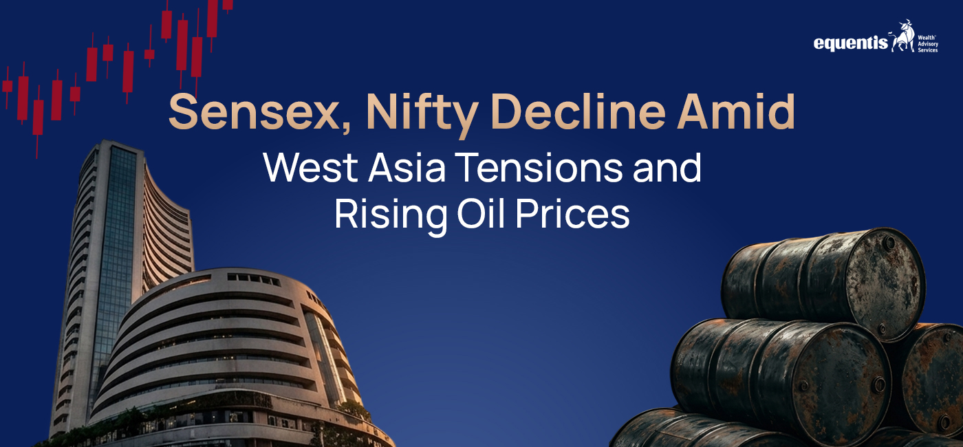 Sensex, Nifty Decline Amid West Asia Tensions and Rising Oil Prices: What It Means for Indian Investors